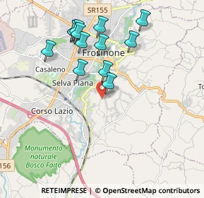 Mappa Via Ceccano, 03100 Frosinone FR, Italia (2.03615)