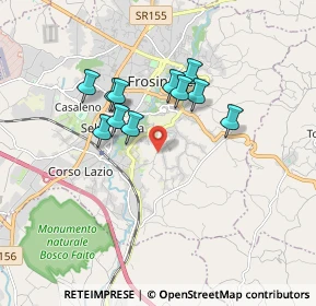 Mappa Via Ceccano, 03100 Frosinone FR, Italia (1.50909)