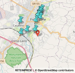 Mappa Via Ceccano, 03100 Frosinone FR, Italia (1.91308)