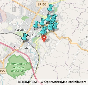 Mappa Via Ceccano, 03100 Frosinone FR, Italia (1.52)