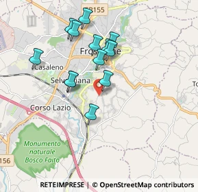 Mappa Via Ceccano, 03100 Frosinone FR, Italia (1.73769)