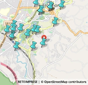 Mappa Via Ceccano, 03100 Frosinone FR, Italia (1.259)