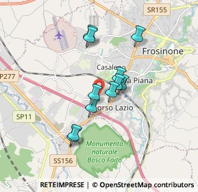 Mappa Via Selvotta, 03100 Frosinone FR, Italia (1.43)