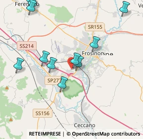 Mappa Via Selvotta, 03100 Frosinone FR, Italia (4.76455)