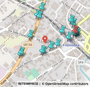 Mappa Via Carlo Conti, 03100 Frosinone FR, Italia (0.278)
