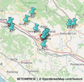 Mappa Via Carlo Conti, 03100 Frosinone FR, Italia (14.08)