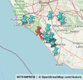 Mappa Viale Italia, 00071 Pomezia RM, Italia (11.72063)