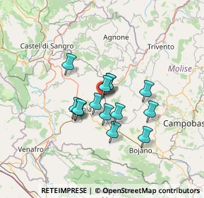 Mappa Zona Industriale Snc, 86097 Sessano del Molise IS, Italia (10.07143)