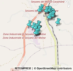 Mappa Zona Industriale Snc, 86097 Sessano del Molise IS, Italia (0.85556)