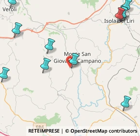 Mappa Via Quercia Pelosa, 03025 La Lucca FR, Italia (6.64364)