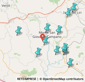 Mappa Via Quercia Pelosa, 03025 La Lucca FR, Italia (4.525)