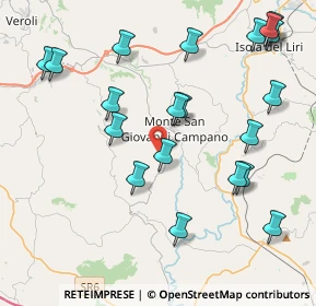 Mappa Via Quercia Pelosa, 03025 La Lucca FR, Italia (4.97)