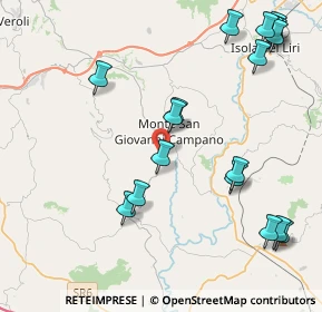 Mappa Via Ara dei Santi, 03025 Monte San Giovanni Campano FR, Italia (5.41389)