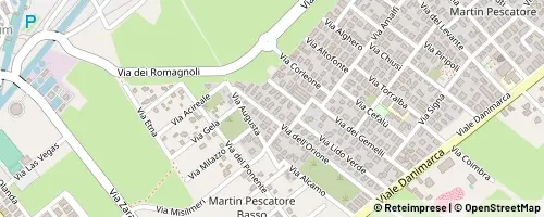 Mappa Pomezia