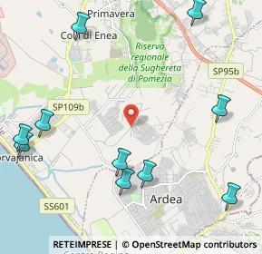 Mappa Via Mar Libico, 00071 Pomezia RM, Italia (3.6235)