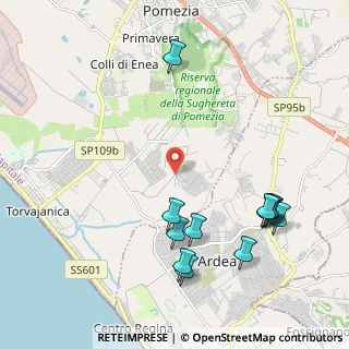 Mappa Via Mar Libico, 00071 Pomezia RM, Italia (2.57833)