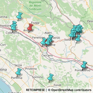 Mappa Piazza Sandro Pertini, 03100 Frosinone FR, Italia (21.5255)