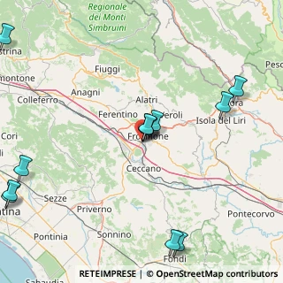 Mappa Piazza Sandro Pertini, 03100 Frosinone FR, Italia (22.2625)