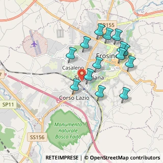 Mappa Piazza Sandro Pertini, 03100 Frosinone FR, Italia (1.91143)