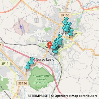 Mappa Piazza Sandro Pertini, 03100 Frosinone FR, Italia (1.57643)