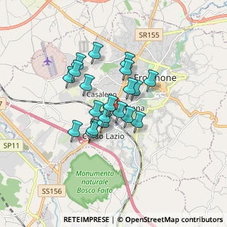 Mappa Piazza Sandro Pertini, 03100 Frosinone FR, Italia (1.3235)