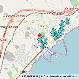 Mappa Via delle Felci, 71040 Manfredonia FG, Italia (0.93545)