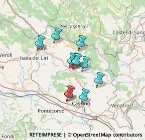 Mappa Via Monte Cicuto, 03042 Atina FR, Italia (9.86818)