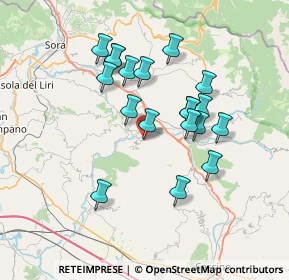 Mappa Via S. Andrea Sopportico, 03034 Casalvieri FR, Italia (6.67)