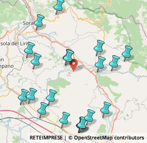 Mappa Via S. Andrea Sopportico, 03034 Casalvieri FR, Italia (10.5095)