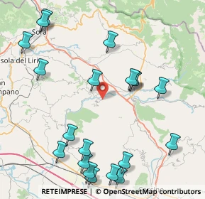 Mappa Via S. Andrea Sopportico, 03034 Casalvieri FR, Italia (10.812)