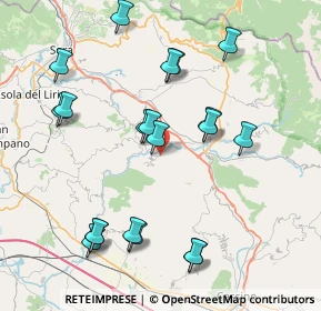 Mappa Via S. Andrea Sopportico, 03034 Casalvieri FR, Italia (9.036)