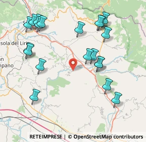 Mappa Via S. Andrea Sopportico, 03034 Casalvieri FR, Italia (9.7015)