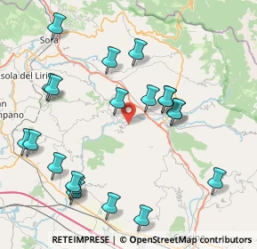 Mappa Via S. Andrea Sopportico, 03034 Casalvieri FR, Italia (9.693)