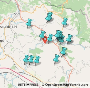 Mappa Via S. Andrea Sopportico, 03034 Casalvieri FR, Italia (6.76056)