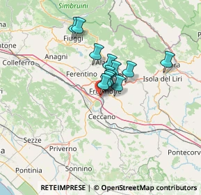 Mappa Via Fornaci, 03100 Frosinone FR, Italia (8.67692)