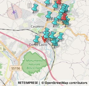 Mappa Via Fornaci, 03100 Frosinone FR, Italia (2.046)