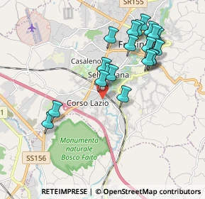 Mappa Via Fornaci, 03100 Frosinone FR, Italia (1.9945)