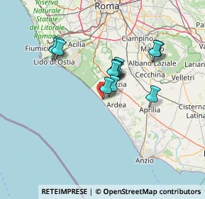 Mappa Viale Danimarca, 00071 Torvaianica RM, Italia (11.52154)
