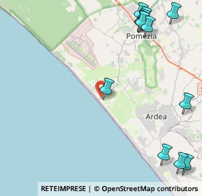 Mappa Viale Danimarca, 00071 Torvaianica RM, Italia (6.50154)