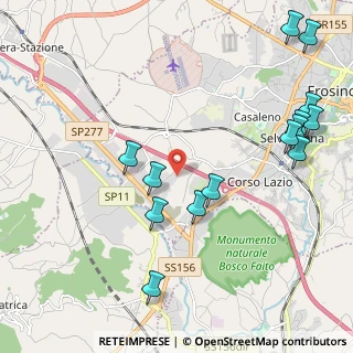 Mappa Via Asi, 03100 Frosinone FR, Italia (2.69786)