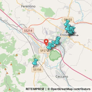 Mappa Via Asi, 03100 Frosinone FR, Italia (3.78818)