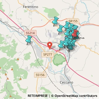 Mappa Via Asi, 03100 Frosinone FR, Italia (3.956)