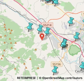 Mappa Via Mola dei Frati, 03023 Frosinone FR, Italia (6.03529)