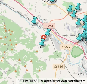 Mappa Via Mola dei Frati, 03023 Frosinone FR, Italia (6.7915)