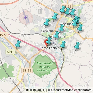 Mappa In prossimità del casello autostradale, 03100 Frosinone FR, Italia (2.58)