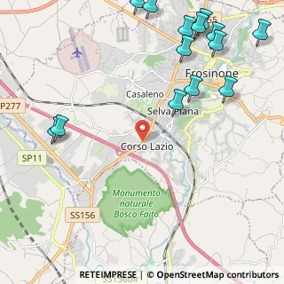 Mappa In prossimità del casello autostradale, 03100 Frosinone FR, Italia (3.25429)
