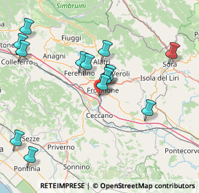 Mappa Via Cavalier d'arpino, 03100 Frosinone FR, Italia (17.295)