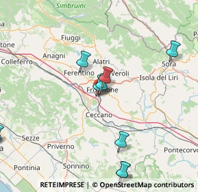 Mappa Via Cavalier d'arpino, 03100 Frosinone FR, Italia (21.71455)