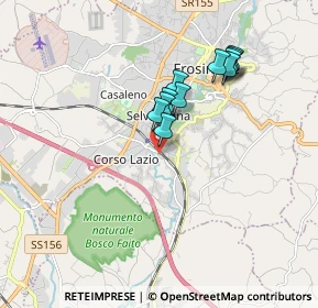 Mappa Via Cavalier d'arpino, 03100 Frosinone FR, Italia (1.54091)