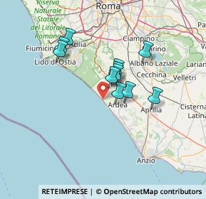 Mappa Viale Spagna, 00071 Pomezia RM, Italia (11.25545)